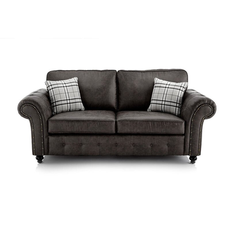 Sunningdale Faux Leather 3 Seater Sofa - Image 9