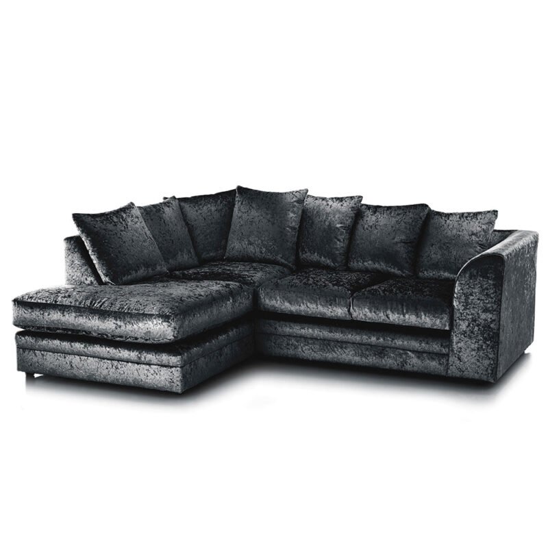 Tarriro Crushed Velvet Corner Sofa - Image 3