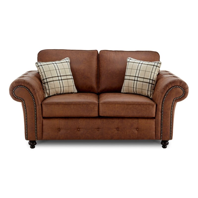 Sunningdale Faux Leather 2 Seater Sofa - Image 2