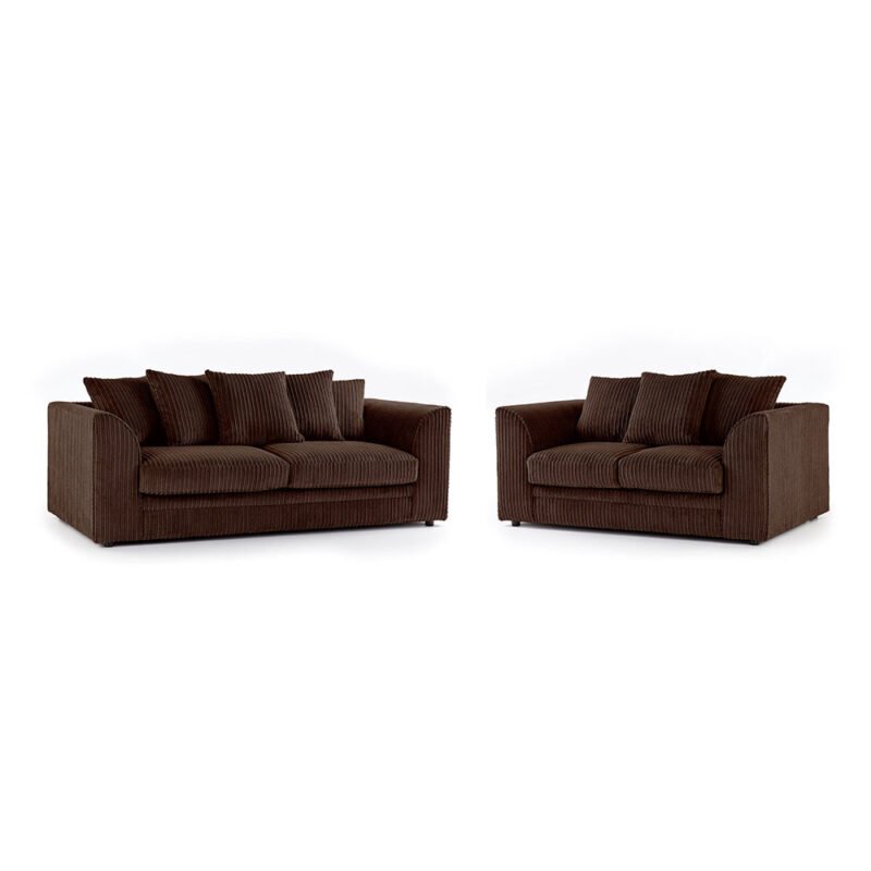 Tarriro Jumbo Cord Sofa Suite - Image 4