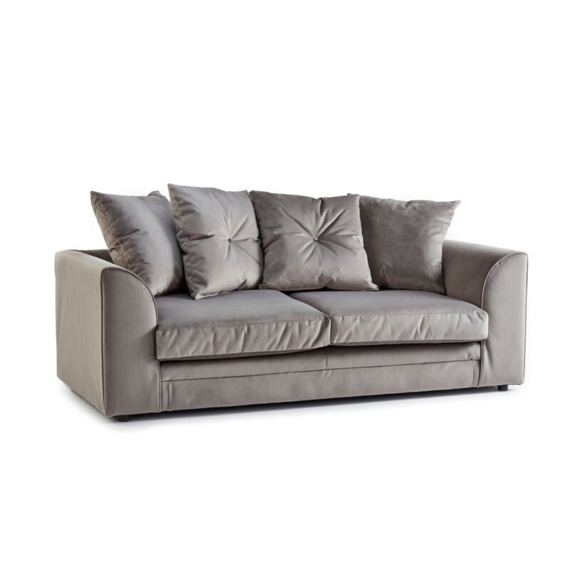 Belvedere Soft Velvet 3 Seater Sofa