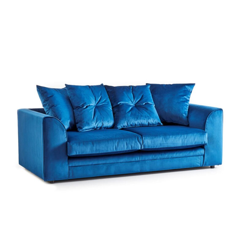 Belvedere Soft Velvet 3 Seater Sofa - Image 2