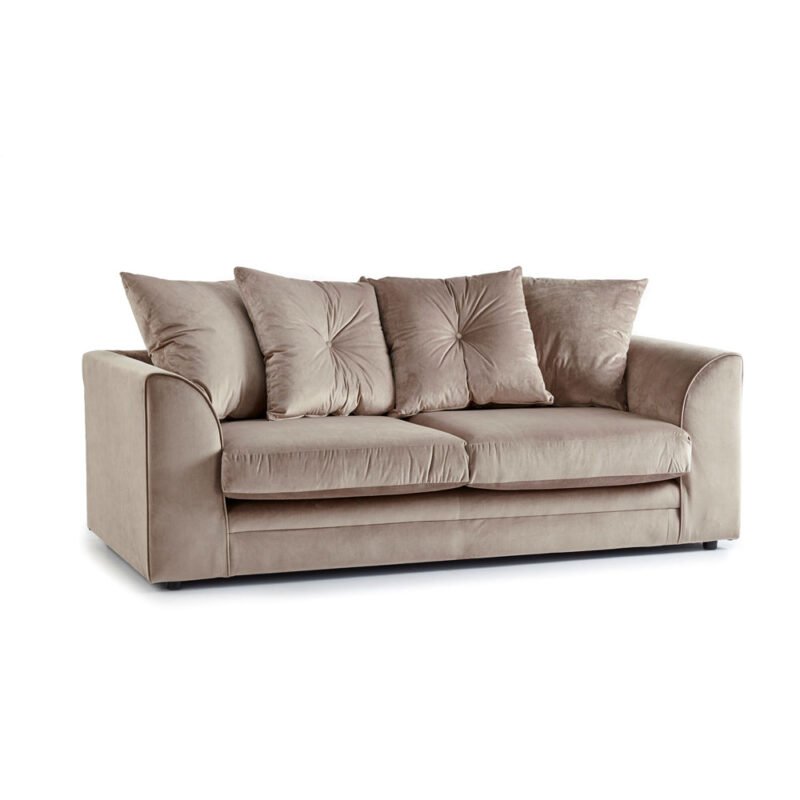 Belvedere Soft Velvet 3 Seater Sofa - Image 3