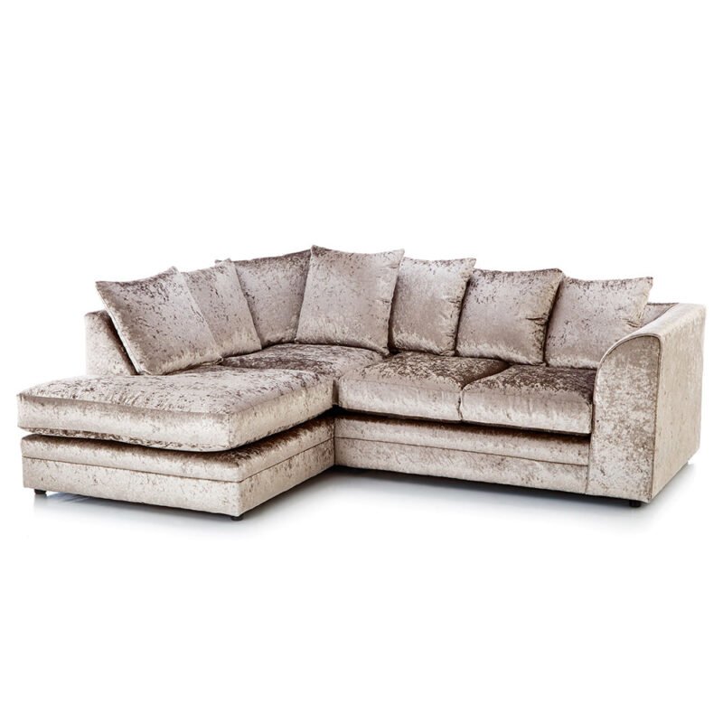 Tarriro Crushed Velvet Corner Sofa