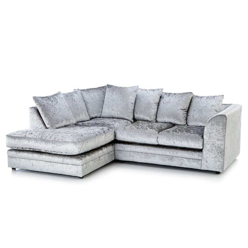 Tarriro Crushed Velvet Corner Sofa - Image 6