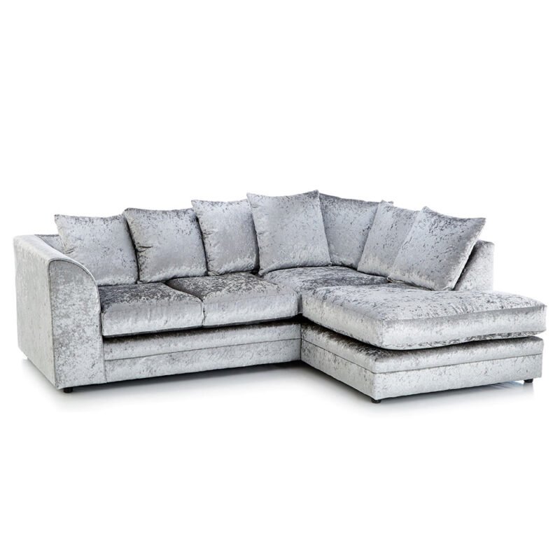 Tarriro Crushed Velvet Corner Sofa - Image 5