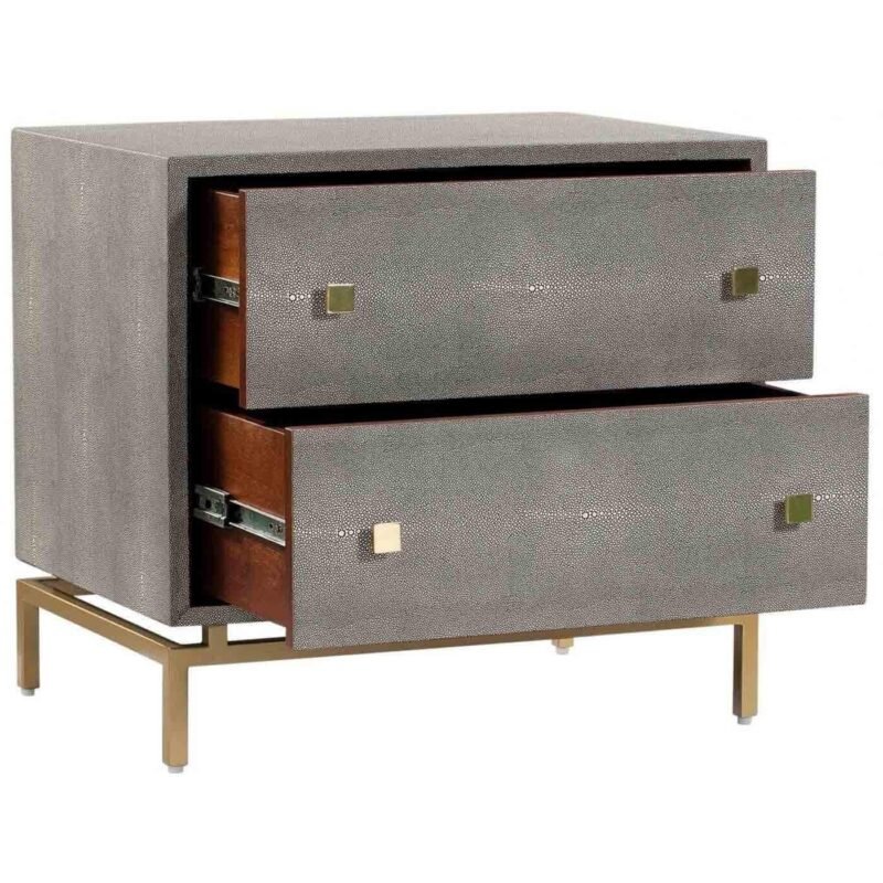 Petra Shagreen Nightstand - Image 5