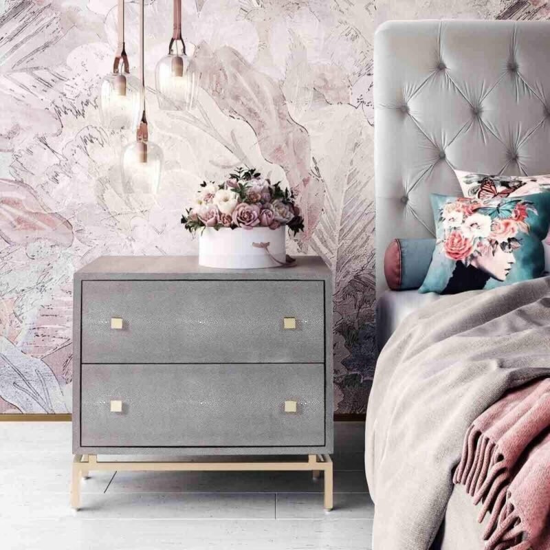 Petra Shagreen Nightstand - Image 8