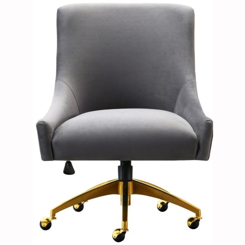 Beatrix Swivel Office Chair, Grey - Image 2