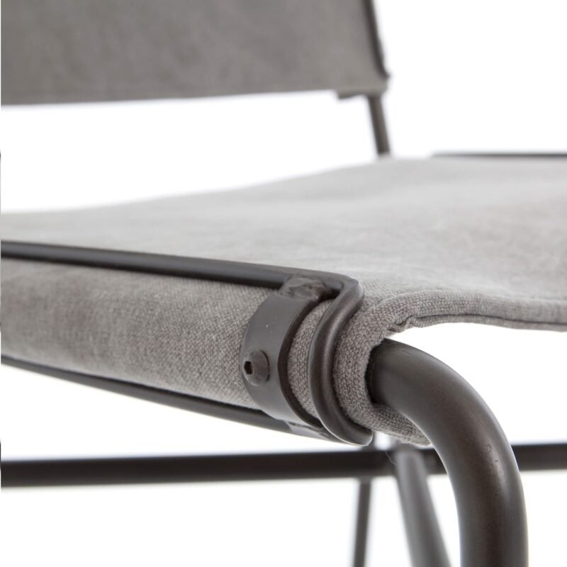 Wharton Bar & Counter Stool, Stonewash Grey, Set of 2 - Image 5